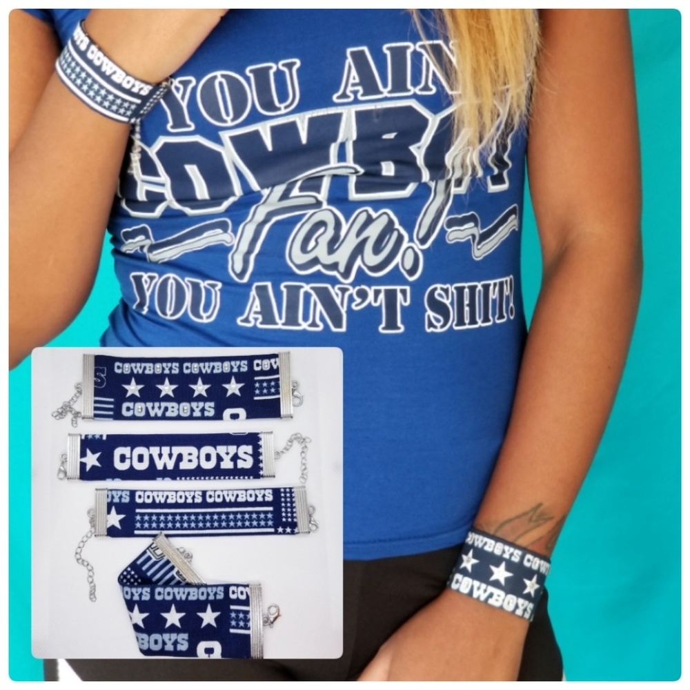 Adjustable Dallas Cowboys Bracelet